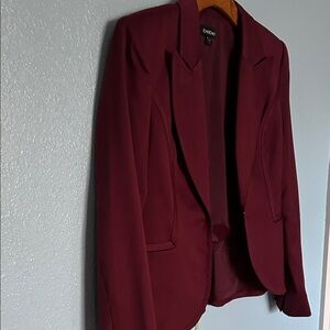 Bebe Women's Red Burgundy Suit